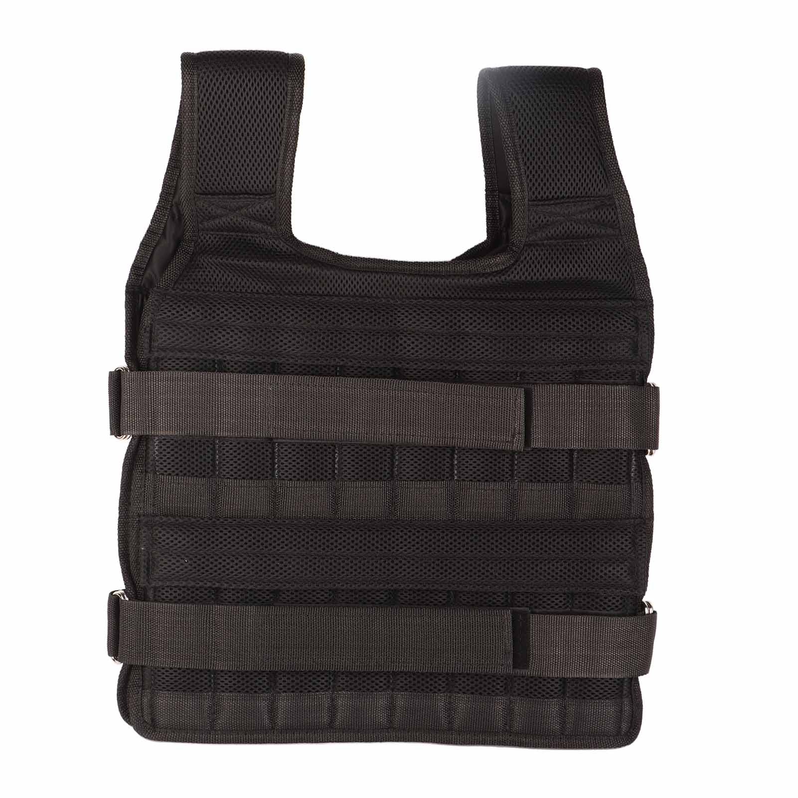 Crossfit Weight Vest - 通気性メッシュ素材の15kg加重ベスト、筋力トレーニングジャケット（ワークアウトフィットネス用）