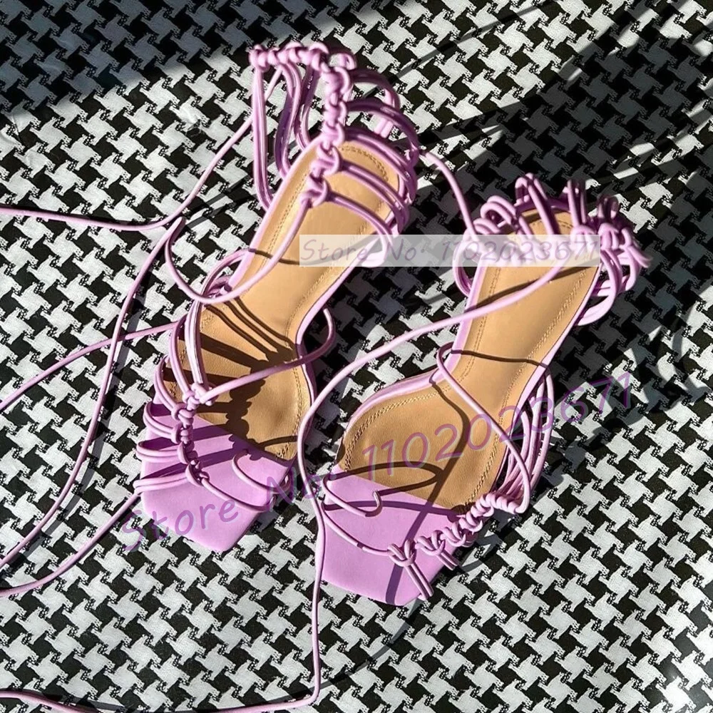 女性のためのシックなコード付きレースアップサンダル,セクシー - Crossfit Lady のレビューと価格