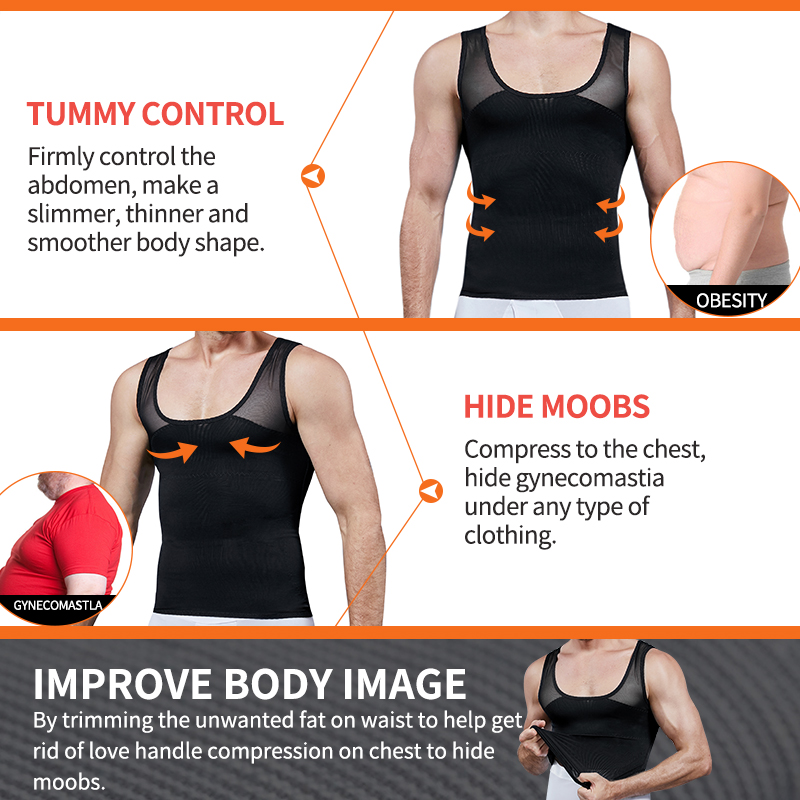 男性ボディニッパー胸圧縮シャツ女性化乳房非表示にする Moo - Crossfit Weight Vest のレビューと価格