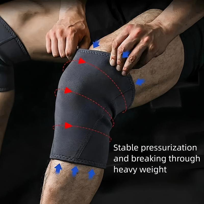 7mmネオプレン製プロ仕様ウェイトリフティング用膝サポーター - Crossfit Nobull のレビューと価格