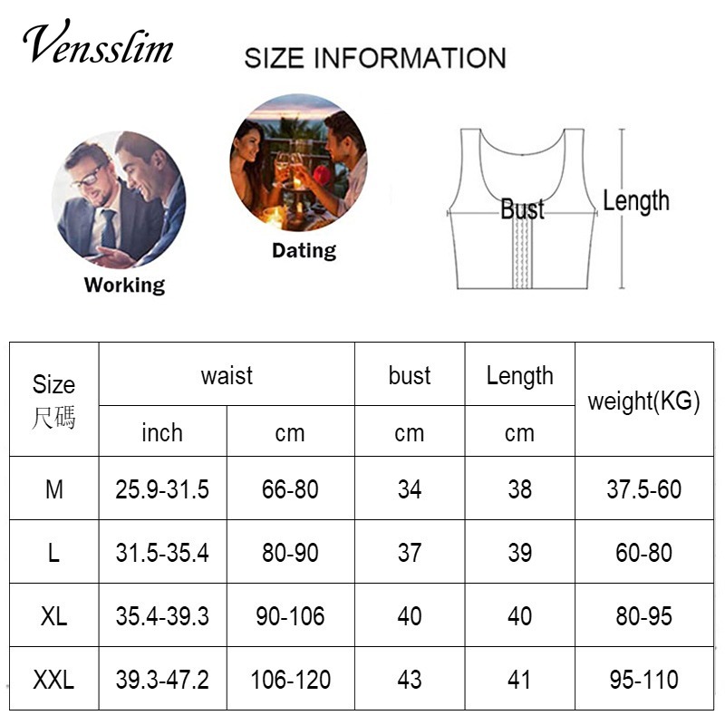 Vensslim メンズ女性化乳房圧迫プッシュアップコルセッ - Crossfit Weight Vest のレビューと価格