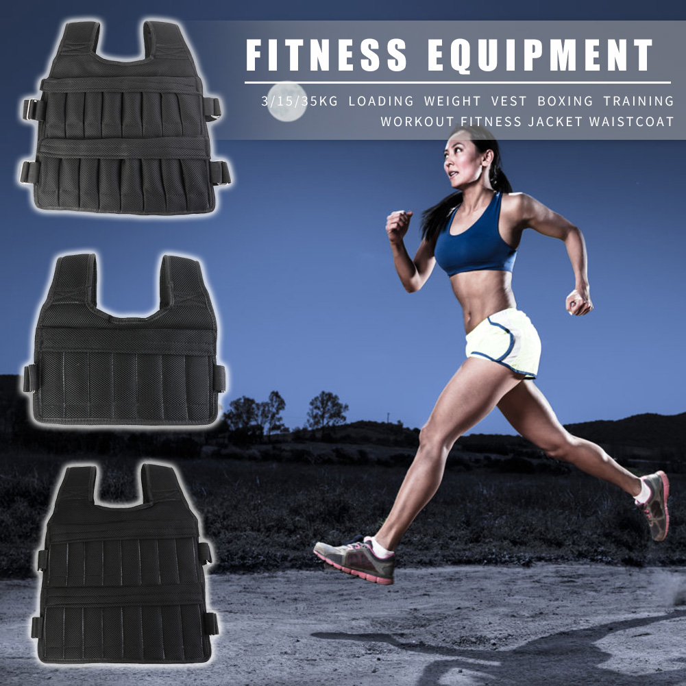 3/15/35kg ジャケット 調節可能なワークアウトウェイ - Crossfit Weight Vest のレビューと価格