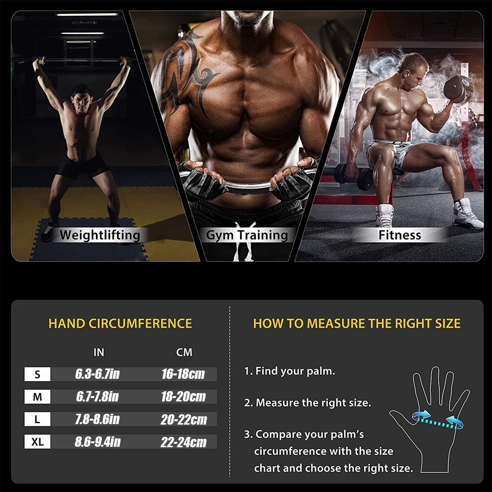1 ペアハーフフィンガージムフィットネスグローブリストラップ - Crossfit G のレビューと価格