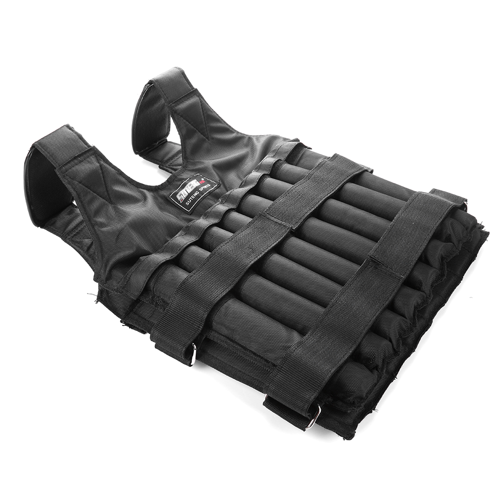 1 - 110LBS 調節可能な加重ベストランニングローディ - Crossfit Weight Vest のレビューと価格
