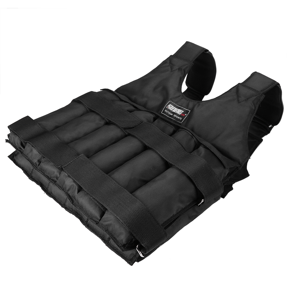 1 - 110LBS 調節可能な加重ベストランニングローディ - Crossfit Weight Vest のレビューと価格